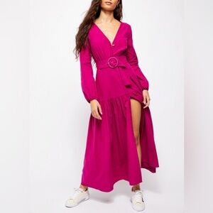 Free People Kendra Dress - Size Medium - Myrtle Magenta